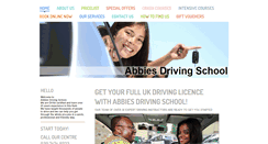 Desktop Screenshot of abbiesdrivingschool.co.uk